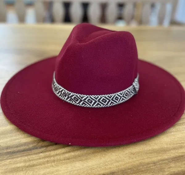 Felt Wide Brim Hat (DS)