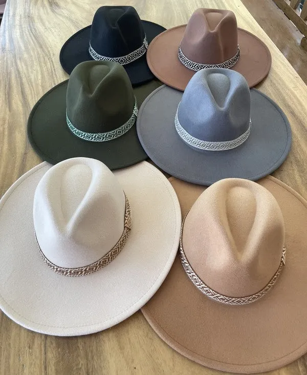 Felt Wide Brim Hat (DS)