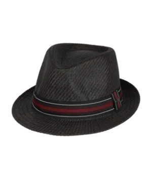 Flynn Mens Fedora Black