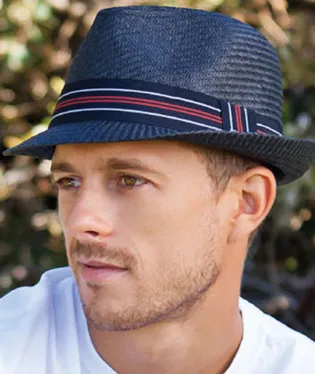 Flynn Mens Fedora Black