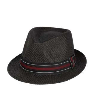 Flynn Mens Fedora Black