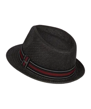 Flynn Mens Fedora Black