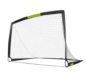 Franklin Sports Blackhawk Backyard Soccer Goal - Portable Kids Soccer Net - Pop Up Folding Indoor   Outdoor Goals - 6'6" x 3'3" - Black