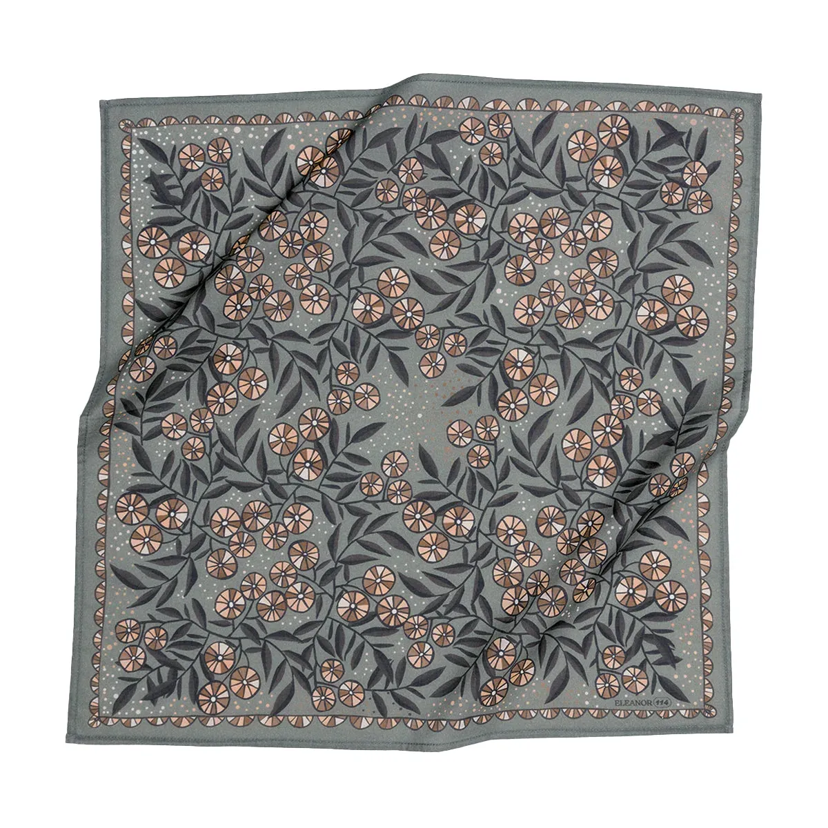 Handker Eleanor Premium Cotton Handmade Bandana #114 new Neutral series