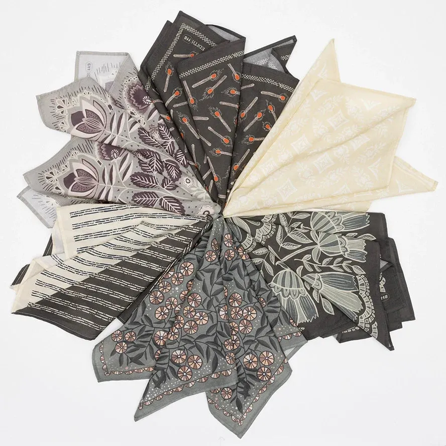 Handker Eleanor Premium Cotton Handmade Bandana #114 new Neutral series