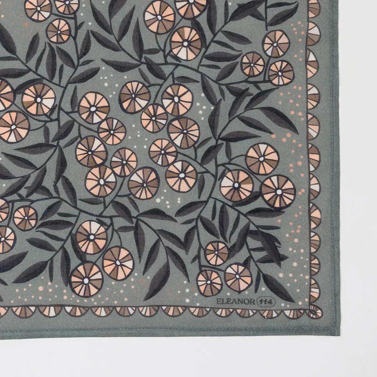 Handker Eleanor Premium Cotton Handmade Bandana #114 new Neutral series