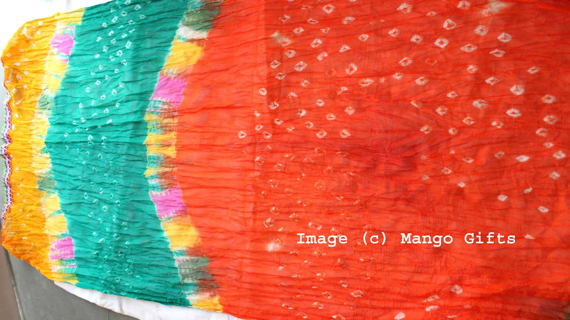 Handmade Tie-Dye Cotton Scarf Scarves Neck Wrap Boho Gypsy Wear Headwrap