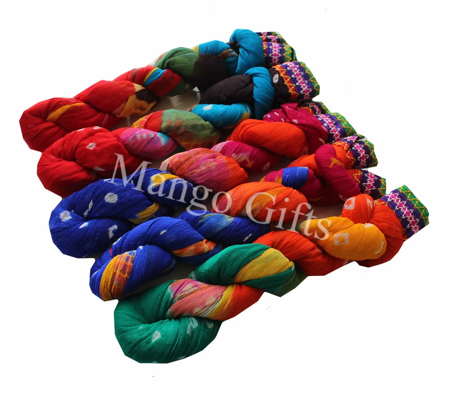 Handmade Tie-Dye Cotton Scarf Scarves Neck Wrap Boho Gypsy Wear Headwrap
