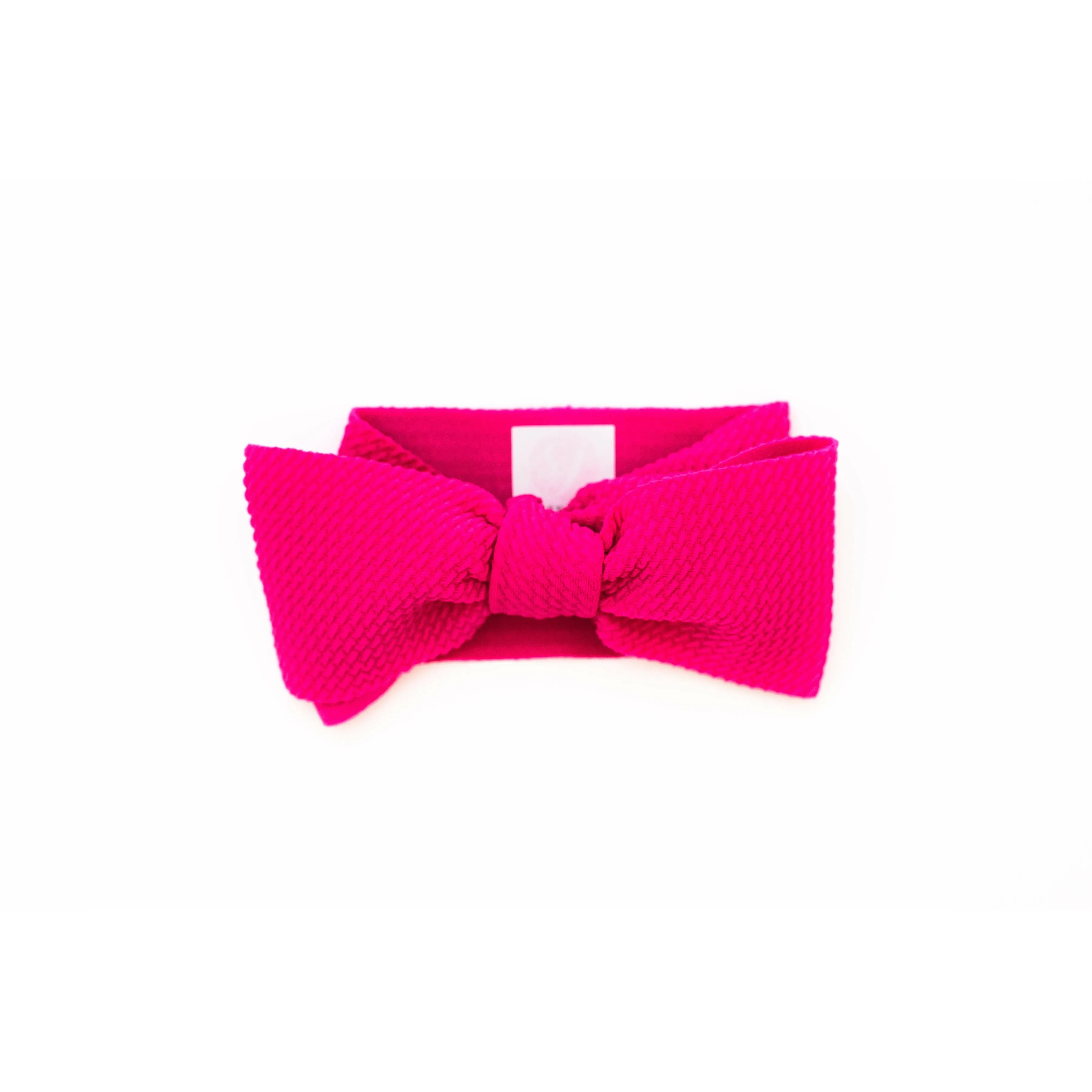 hot pink "chandler" newborn headwrap