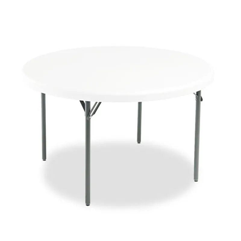 Indestructable Round Blow Molded Resin Folding Table