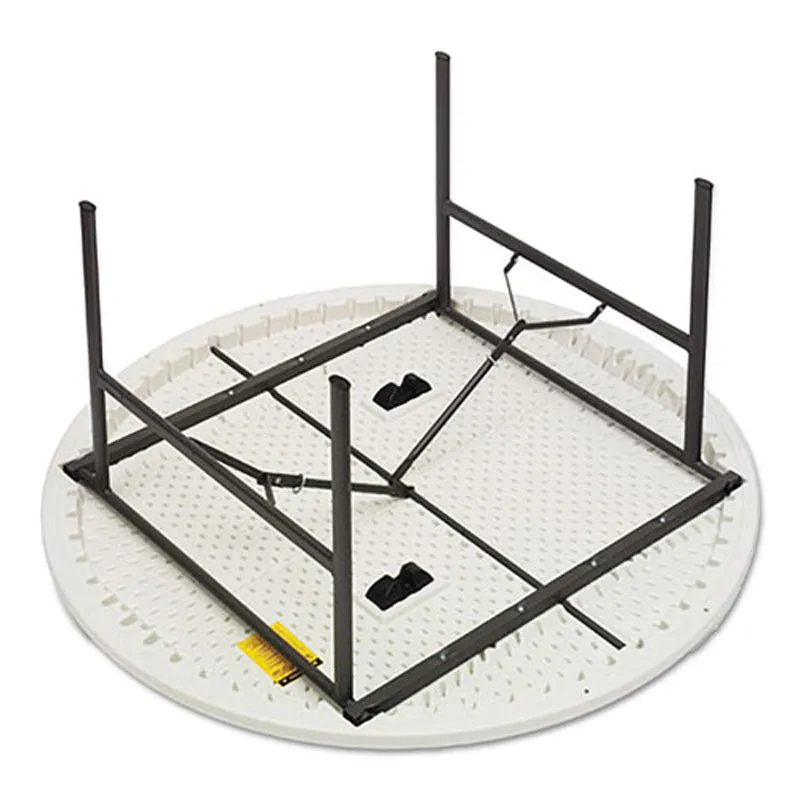 Indestructable Round Blow Molded Resin Folding Table