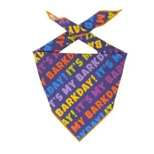 It's My Barkday Colorful Dog Bandana