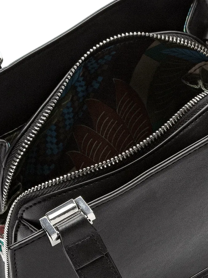 Keddo Couture Block Black Tote Handbag