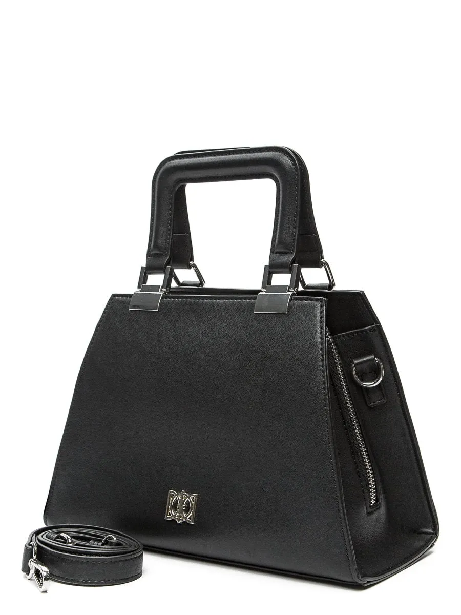 Keddo Couture Block Black Tote Handbag