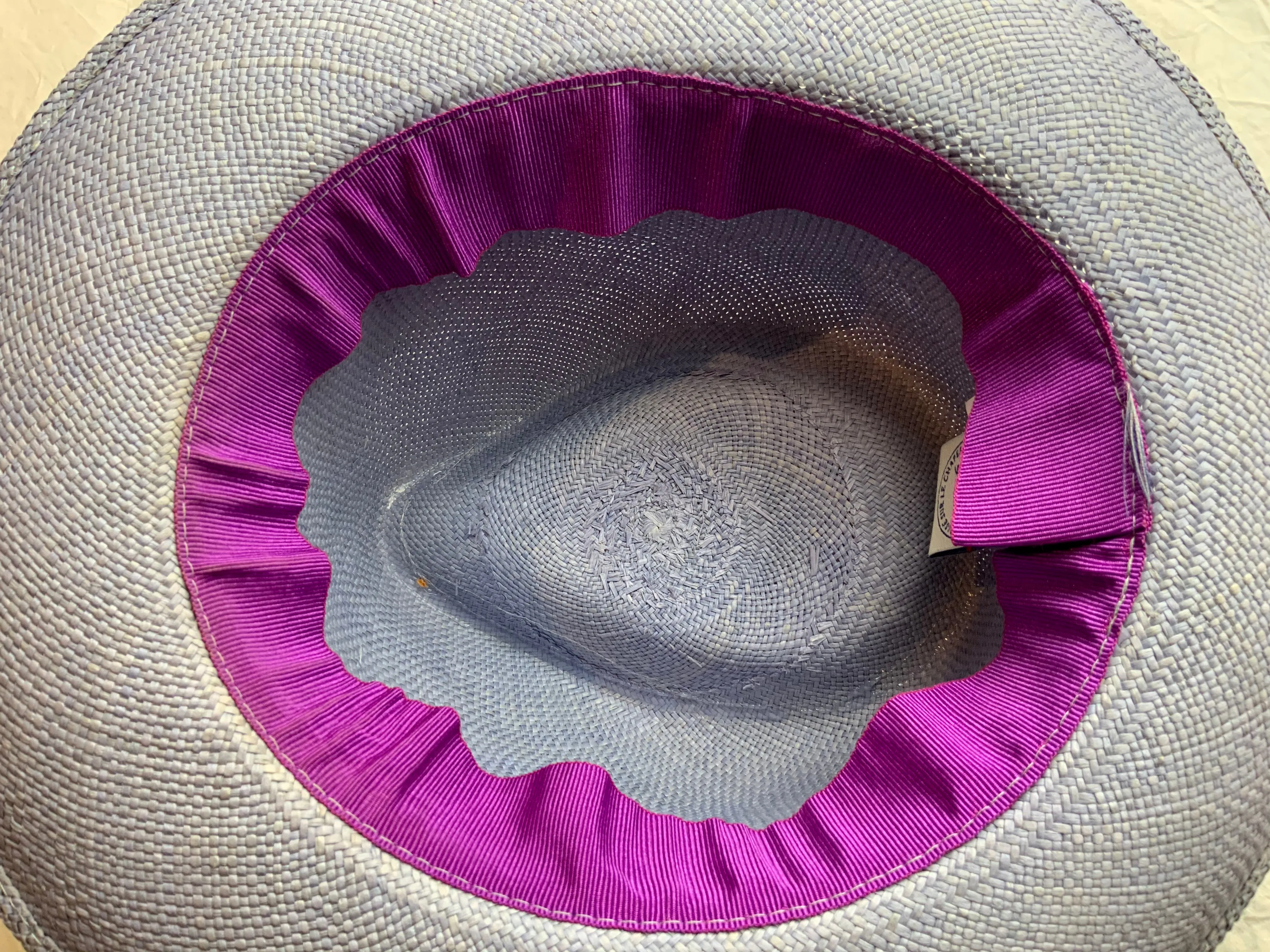 La Cerise Sur Le Chapeau - Natural Straw Hat Size 57 ladies ladies