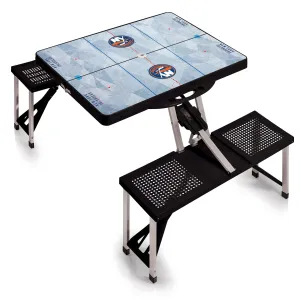 New York Islanders - Picnic Table Portable Folding Table with Seats
