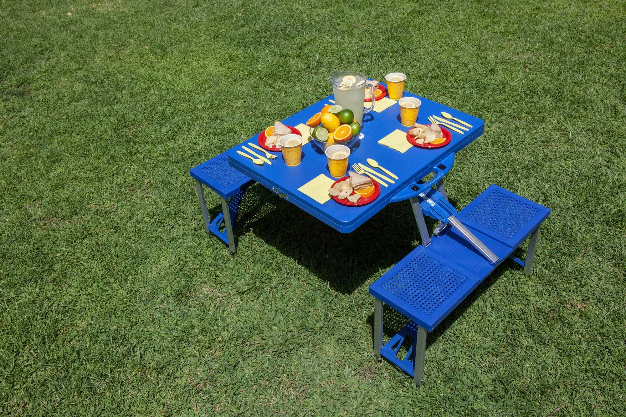 New York Islanders - Picnic Table Portable Folding Table with Seats