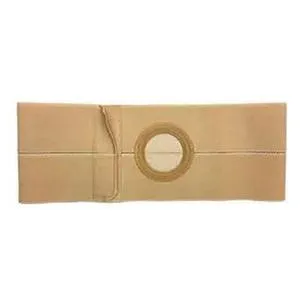 Nu-Form Beige Support Belt 2-3/4" Center Opening 5" Wide 32" - 35" Waist Medium, Cool Comfort Elastic