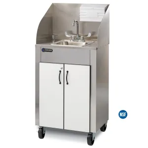 Ozark River ESPRWK-SS-SS1N Elite PRO 1, 38.50" Adult Height Portable Sink, Stainless Steel Countertop