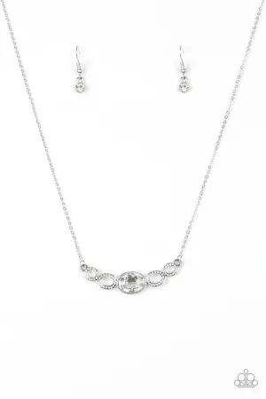 Paparazzi Necklace ~ Cheers To Sparkle - White