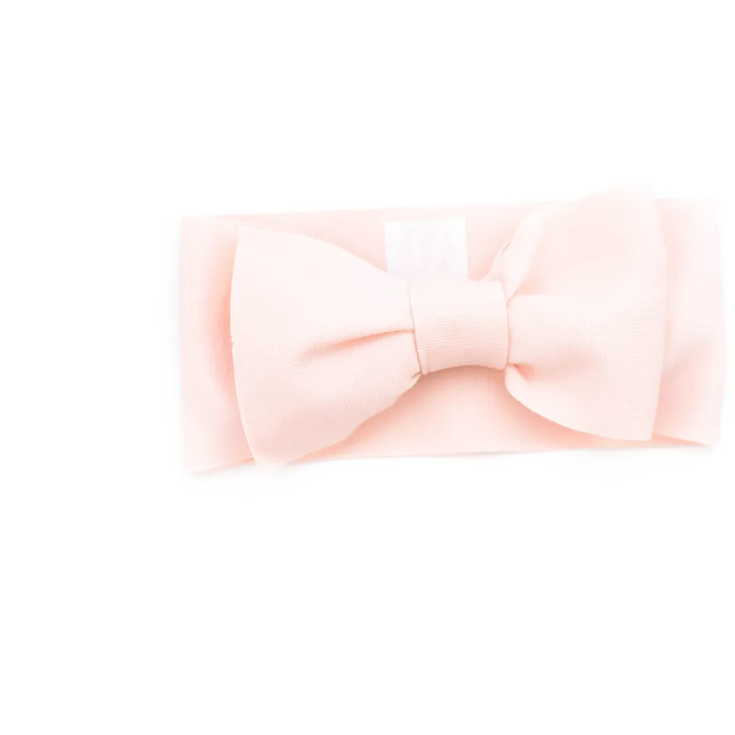 peachy pink "butter" newborn headwrap