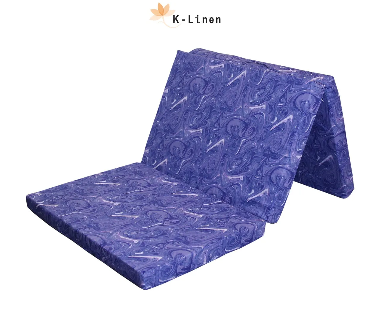 Portable Mattress Blue Texture
