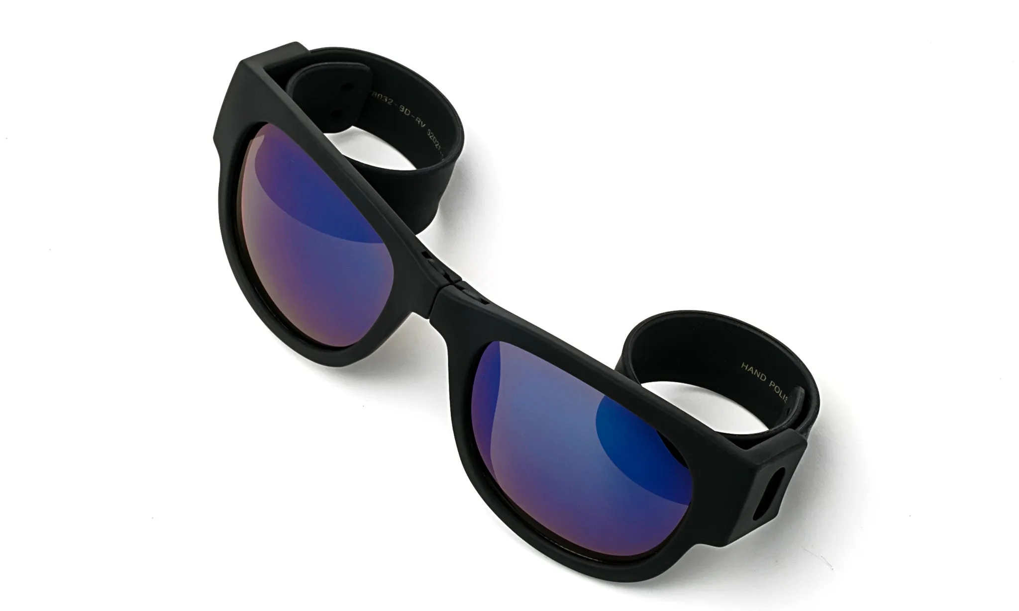 "Loppy" Folding Sunglasses Flash Lens