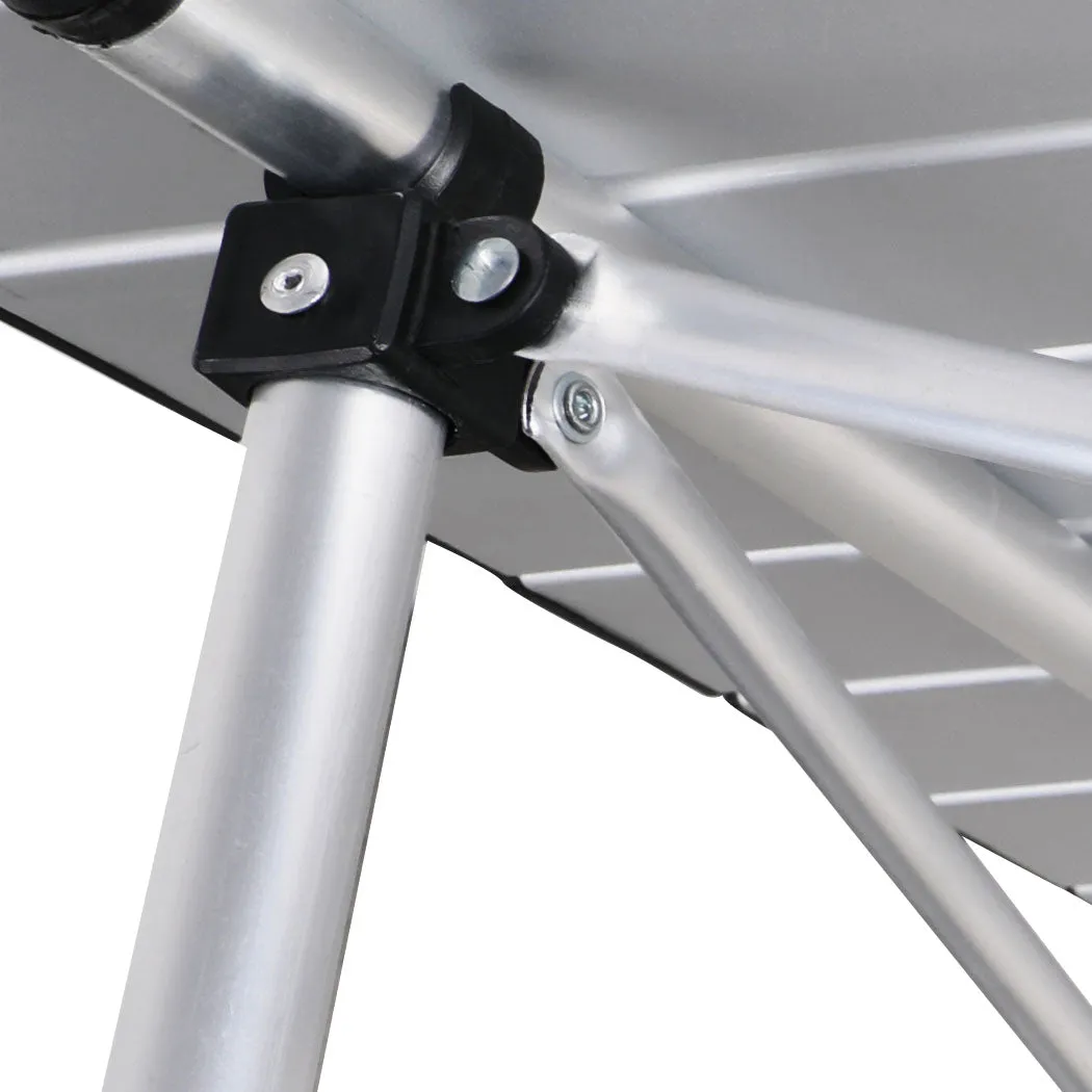 Roll Up Camping Table  Folding Portable Aluminium Outdoor BBQ Desk Picnic Tables