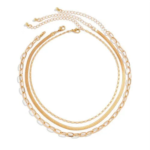 Serpent Gold: Dual Layer Snake Choker