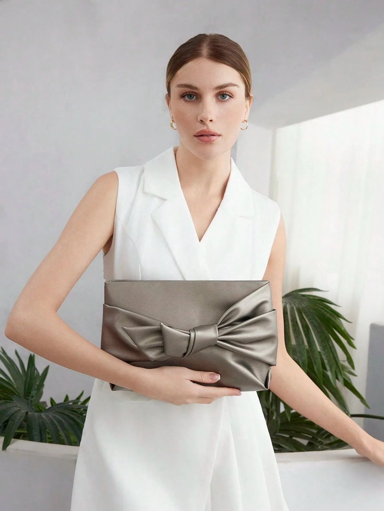 SHEIN Basic Women Clutch Bag For Work