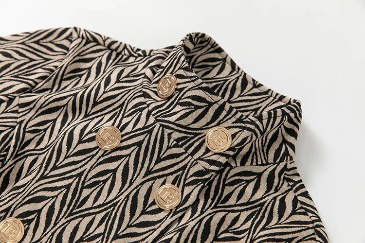 Single-Breasted Sashes Slim Dress
