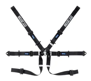 SPARCO Competition Formula Harness 2" 6 Points [HANS / FIA] Blue / Red / Black