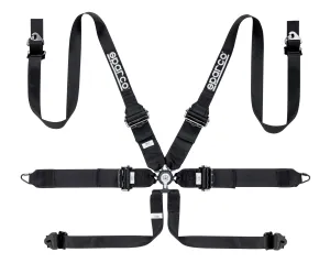 SPARCO HARNESS COMPETITION 6 PT HANS - 3"/2" ALUMINUM PD