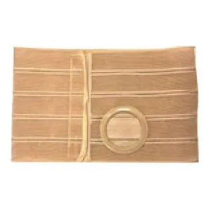 Special Nu-Form 9" Beige Support Belt 3-1/8" Belt Ring Placed 3" From Top, Contoured, Left, 2X-Large, Cool Comfort Elastic