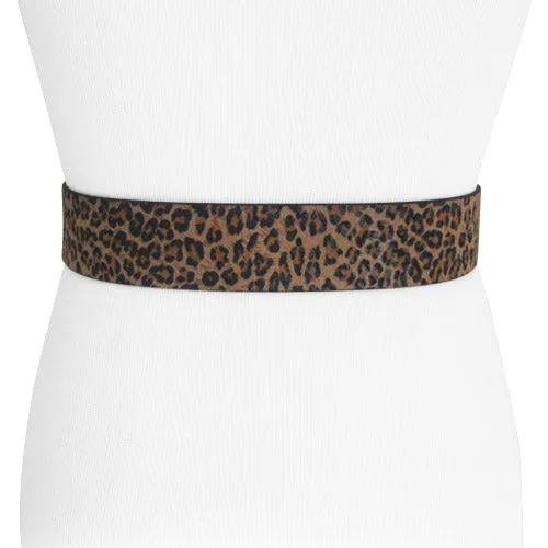 Steve Madden- Reversible Leopard Print Belt for Women