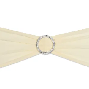 Stretch Chair Sash With Round Buckle, 5/Pack (18 Colors)