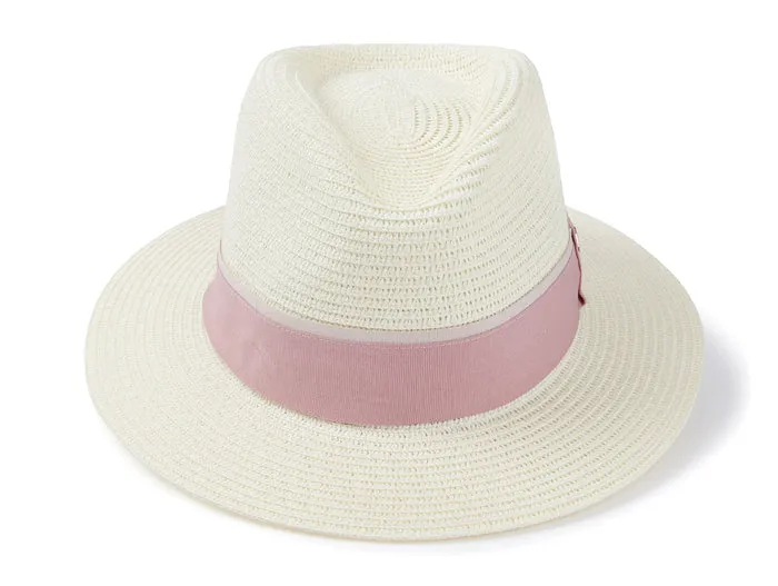 The Orford Fedora Dusky Pink Ribbon