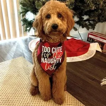 Too Cute for the Naughty List Bandana
