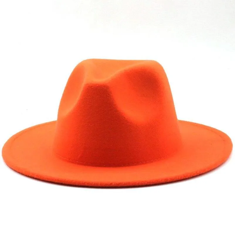 Unisex Woolen Fedoras Jazz Hats