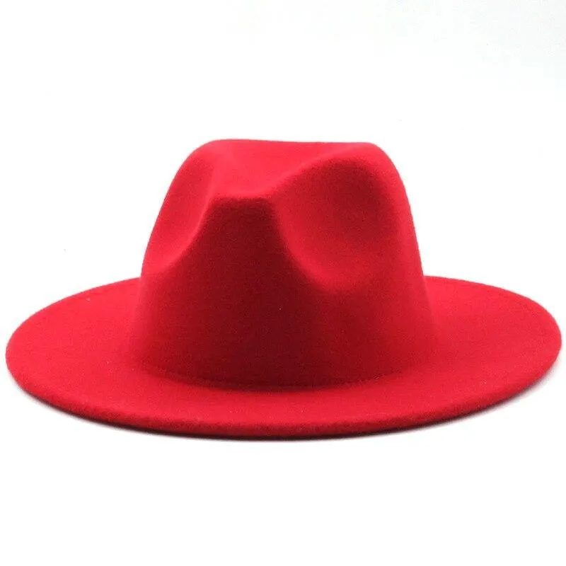 Unisex Woolen Fedoras Jazz Hats