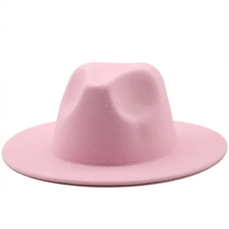 Unisex Woolen Fedoras Jazz Hats