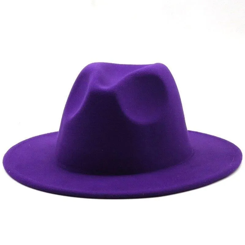 Unisex Woolen Fedoras Jazz Hats