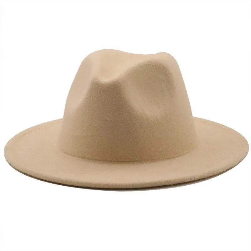 Unisex Woolen Fedoras Jazz Hats