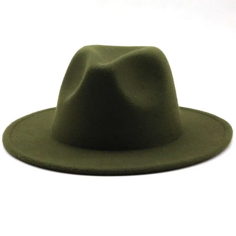 Unisex Woolen Fedoras Jazz Hats