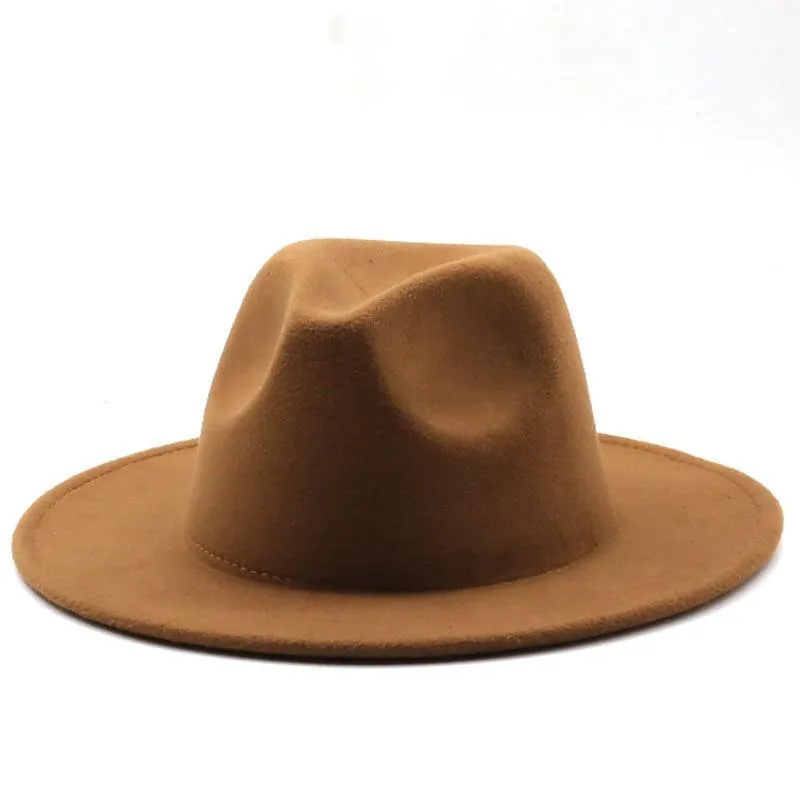 Unisex Woolen Fedoras Jazz Hats