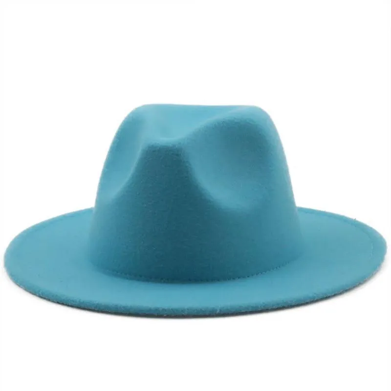 Unisex Woolen Fedoras Jazz Hats