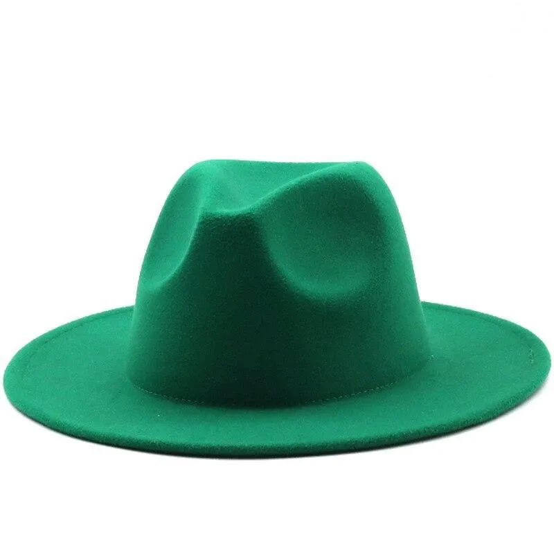 Unisex Woolen Fedoras Jazz Hats
