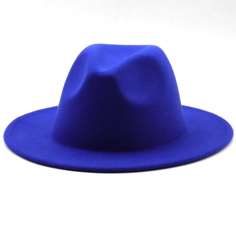 Unisex Woolen Fedoras Jazz Hats