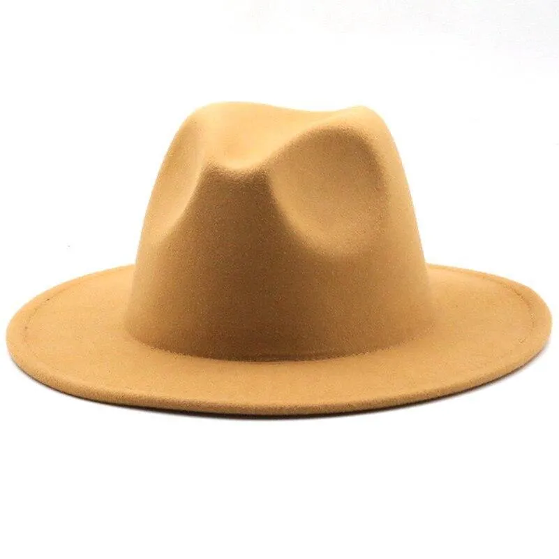 Unisex Woolen Fedoras Jazz Hats