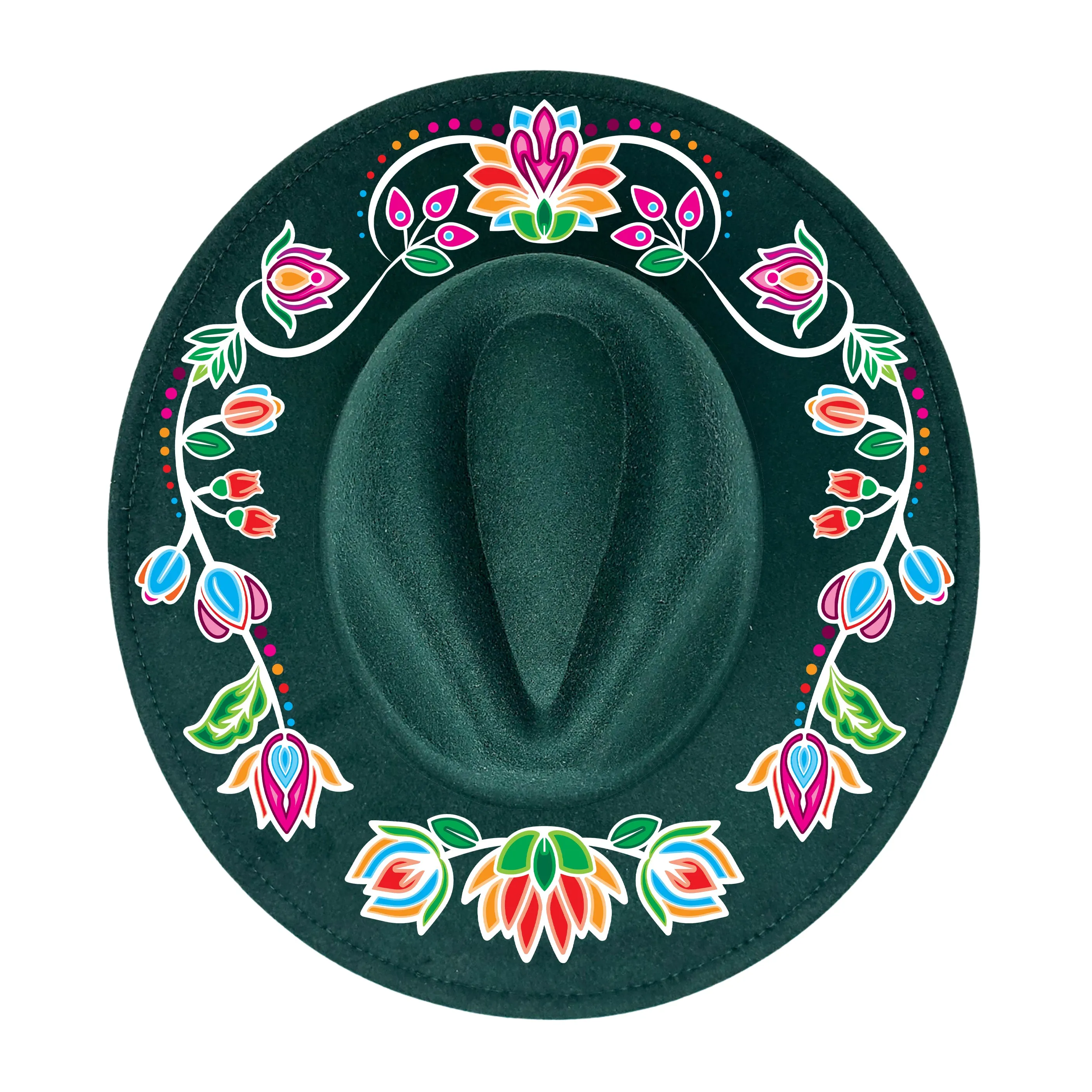 Waterbird Wildflowers  1 Fedora Hat